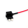 10x véhicule de voiture 12V 24V fusible du robinet de retour porte-lame style Standard fusible 20A
