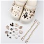 Décorations de Chaussures de Bricolage pour Femme Sabots Ornements de Chau