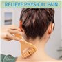BOBOZHONG 3Pcs Rouleau Massage en Bois - Outil Massage Corps pour Dos, Jambes, Muscles, Anti-Cellulite & Relaxation - Lisse et P