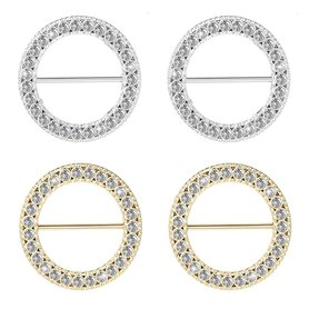 Taille Boucle Cravate Pin Clips