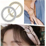 Taille Boucle Cravate Pin Clips,4 pinces T-Shirt Clips Anneau Clip pour Femmes Taille Boucle Cravate Pin Clips Écharpe Boucles C