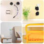 Zwenjuan Porte Lunettes,6 Pièces Support Mural pour Lunettes de Soleil,Montage Mural Rangement Lunettes Support de Lunettes pour