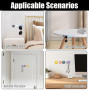 Zwenjuan Porte Lunettes,6 Pièces Support Mural pour Lunettes de Soleil,Montage Mural Rangement Lunettes Support de Lunettes pour