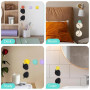 Zwenjuan Porte Lunettes,6 Pièces Support Mural pour Lunettes de Soleil,Montage Mural Rangement Lunettes Support de Lunettes pour
