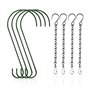 DHSBGWSX Lot de 4 crochets pour paniers suspendus