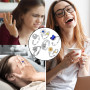 Yeefunjoy 6Pcs Bague Anti Stress Femme, Fidget Bague pour Femmes, Réglable Anneau Ouvert Ensemble, Zircone Bague Soulagement du 