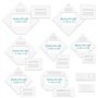 BAOFALI Lot de 17 guides d'enveloppes tout-en-un pour la fabrication de cartes et les travaux manuels en papier, projets artisti