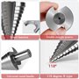 Lot de 5 butées de porte en caoutchouc transparent – Cales robustes de qualité supérieure pour sol et terrasse (gris)