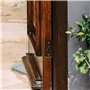 Lot de 5 butées de porte en caoutchouc transparent – Cales robustes de qualité supérieure pour sol et terrasse (gris)