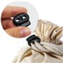 SZCXDKJ Lot de 25 grands verrous de cordon à ressort en plastique noir de 2,4 cm pour cordon de serrage pour le camping, la rand