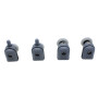 KEABATH Lot de 8 rouleaux de porte de douche en verre pour cabine de douche, salle de douche, rouleau de rechange pour porte de 