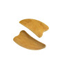 Healifty Gua Sha Outil Bois Gua Sha grattage plaque Camphorwood physique Thérapie de massage plaque pour favorisant la circulati