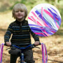 Sonnette de vélo pour enfant avec 1 paire de glands pour décoration de vélo d'enfant, sonnette de vélo, accessoires de vélo pour