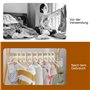 Lot de 10 SéParateurs de Taille en Bois pour Bébé – pour Vêtements (Tailles 50-104) – Organiseur de Penderie, Séparateurs de Cin