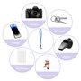 Lot de 6 étiquettes de bagage imperméables et 3 pochettes pour carte d'identité, étiquettes de bagages, étiquettes de bagage imp