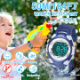 Montre Digitale Étanche pour Enfants avec Oreilles de Chat pou