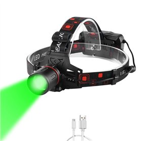Lampe Frontale Verte