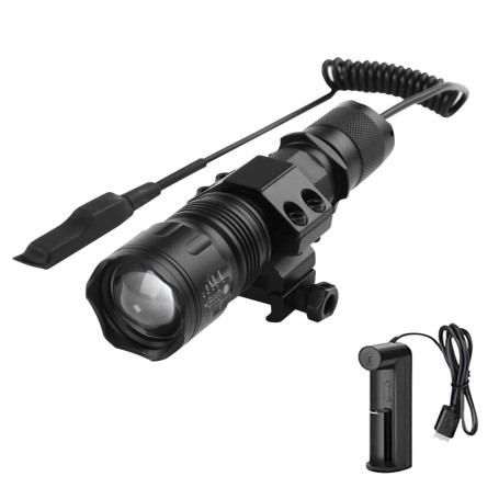 WESLITE Lampe Torche Tactique LED Rechargeable