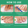 30ml Soins Pour Les Ongles, Réparateurs et nourrissants Ongles, Soin Ongles Pied et Main, Avec Pinceau Applicateur+Lime à Ongles