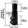 6 mm - 124 mm - Adaptateur de hauteur - Potence réglable