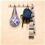 PFLYPF Lot de 2 sacs en filet tressé pour ballon, avec 2 aiguilles de pompe à ballon et 2 crochets, sac en corde tressée portabl
