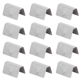 KIMISS12 pièces Vent Déflecteur Clips De Voiture Vent Pluie Déflecteur Canal En Acier Inoxydable Fixation Clips De Retenue Fit p