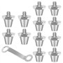 Lot de 12 crampons de rechange en aluminium pour chaussures de football
