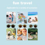 TAFACE 3 lunettes rondes, lunettes de soleil retro pour enfants, adaptees aux adolescents et aux enfants ages de 1 8 ans
