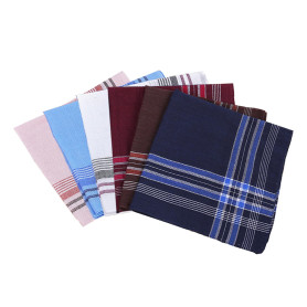 Lot de 6 mouchoirs pour homme