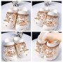 Lot de 22 Décorations de Chaussures en Forme de Fleur en Diamant - Boucles et Accessoires Tendance pour Sandales avec Trous - 2-