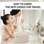 trousse de toilette en velours côtelé