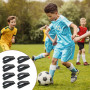 Lot de 5 paires de lacets réglables avec sangle fixe - Bande de fixation pour chaussures de football - Résistants à la déchirure