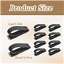 Lot de 5 paires de lacets réglables avec sangle fixe - Bande de fixation pour chaussures de football - Résistants à la déchirure