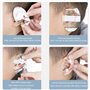 REQAG 40 Pièces Protège-Oreilles Transparents Ultra-Fins pour Douche Autocollant Anti-Usure pour Chaussures Protection Contre Le