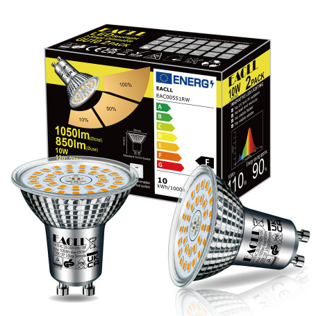 EACLL Ampoules LED GU10 10W