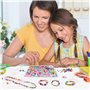 Perles pour Bracelet Enfant, 24 Modèles Perle Enfant avec Trou pour le Filetage, DIY Coffret de Perles pour la Fabrication de Br