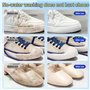 2 Articles Nettoyant Chaussure, Nouveaux Modèles 2025 pas Besoin de se Laver Nettoyant Chaussure Blanche, Avec une éponge de Net