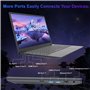 PINSTONE Ordinateur Portable Core i7 (Up to 3,1 GHz) 14,1 Pouces FHD IPS Computer 8Go RAM 256Go SSD Laptop PC WiFi5 Bluetooth4.2
