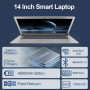 128 Go SSD Celeron Processeur Dual Core Portable PC 1366*768 IPS Laptop PC Sans Fil WiFi
