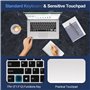 Ordinateur Portable 14 Pouces 6 Go RAM, 128 Go SSD Celeron Processeur Dual Core Portable PC 1366*768 IPS Laptop PC Sans Fil WiFi