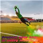 Omnikryp Gant de Gardien de But, Gant de Gardien But Football pour Enfants Jeunes Adultes, avec Double Support de Poignet Paume 