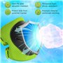 Omnikryp 6 Pièces Ensemble de Protections pour Enfant, Protection Roller Enfant, Equipement de Protéger Réglable Genouillères Co