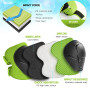 Omnikryp 6 Pièces Ensemble de Protections pour Enfant, Protection Roller Enfant, Equipement de Protéger Réglable Genouillères Co