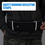 deegbbyi Sac Banane, Sacoche Running Belt Réglable, Sac Banane pour Homme et Femme Imperméable, pour Homme Sport de Plein Air, M