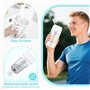 Shaker Electrique 650 ML, Shaker Proteine avec Compartiment à Poudre, Mixeur USB Portable Sans BPA, Protein Shaker Electrique po