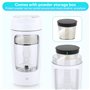 Shaker Electrique 650 ML, Shaker Proteine avec Compartiment à Poudre, Mixeur USB Portable Sans BPA, Protein Shaker Electrique po