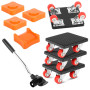 Kit de Poulettes pour Meubles Charge Lourde