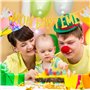 AOOTUERL Mon Baptême Bannière, Banderole Baby Shower Pailleté Papier Guirlande Bunting Banner DIY Décoration Suspendue Feston Fê
