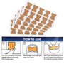 Lot de 50 patchs de correction des ongles incarnés sans colle pour ongles d'orteils pour soins des pieds, autocollants de correc
