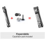 BOBOZHONG Porte Clés Organisateur,Porte Clés Compact Porte-clés Homme Organiseur de Trousseau à Clés Porte Clés Multi Outils Pli